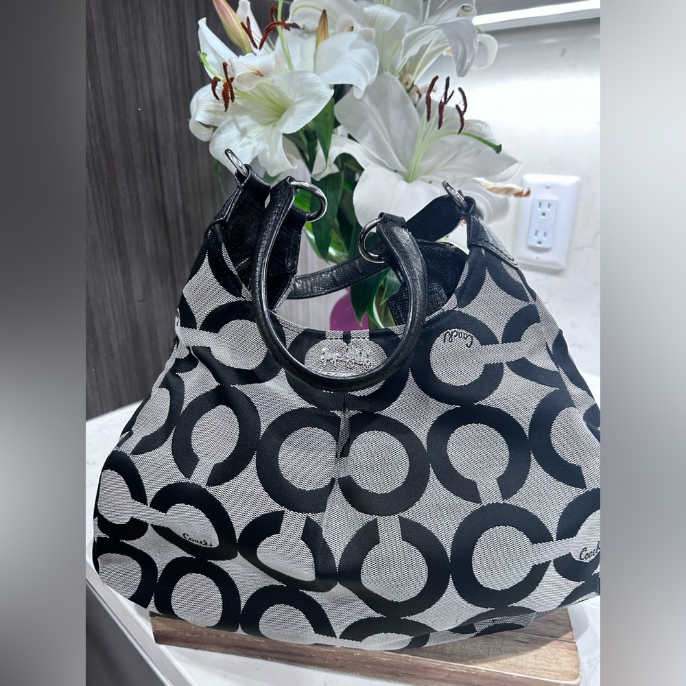 Coach Black and Gray Women's Bag